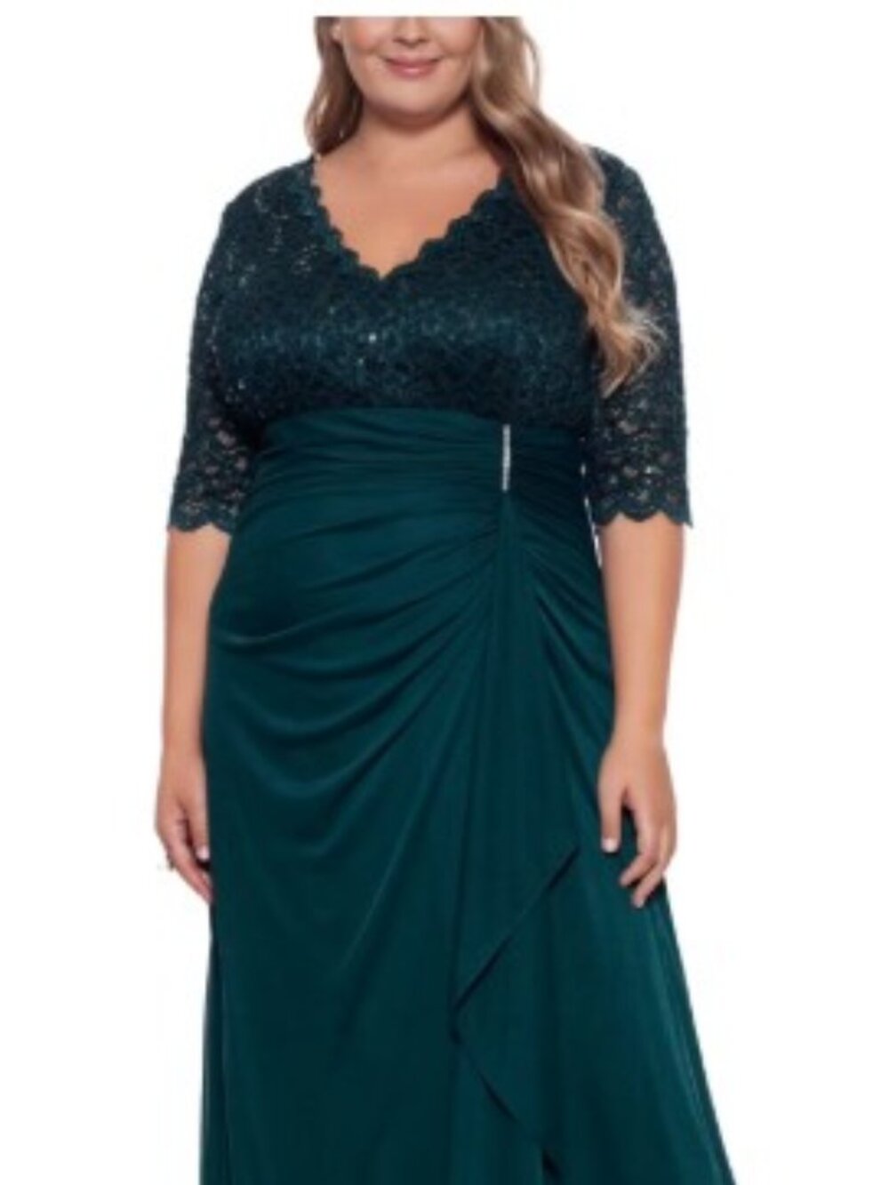 BETSY & ADAM Lace Formal Gown Dress 3X 22/24